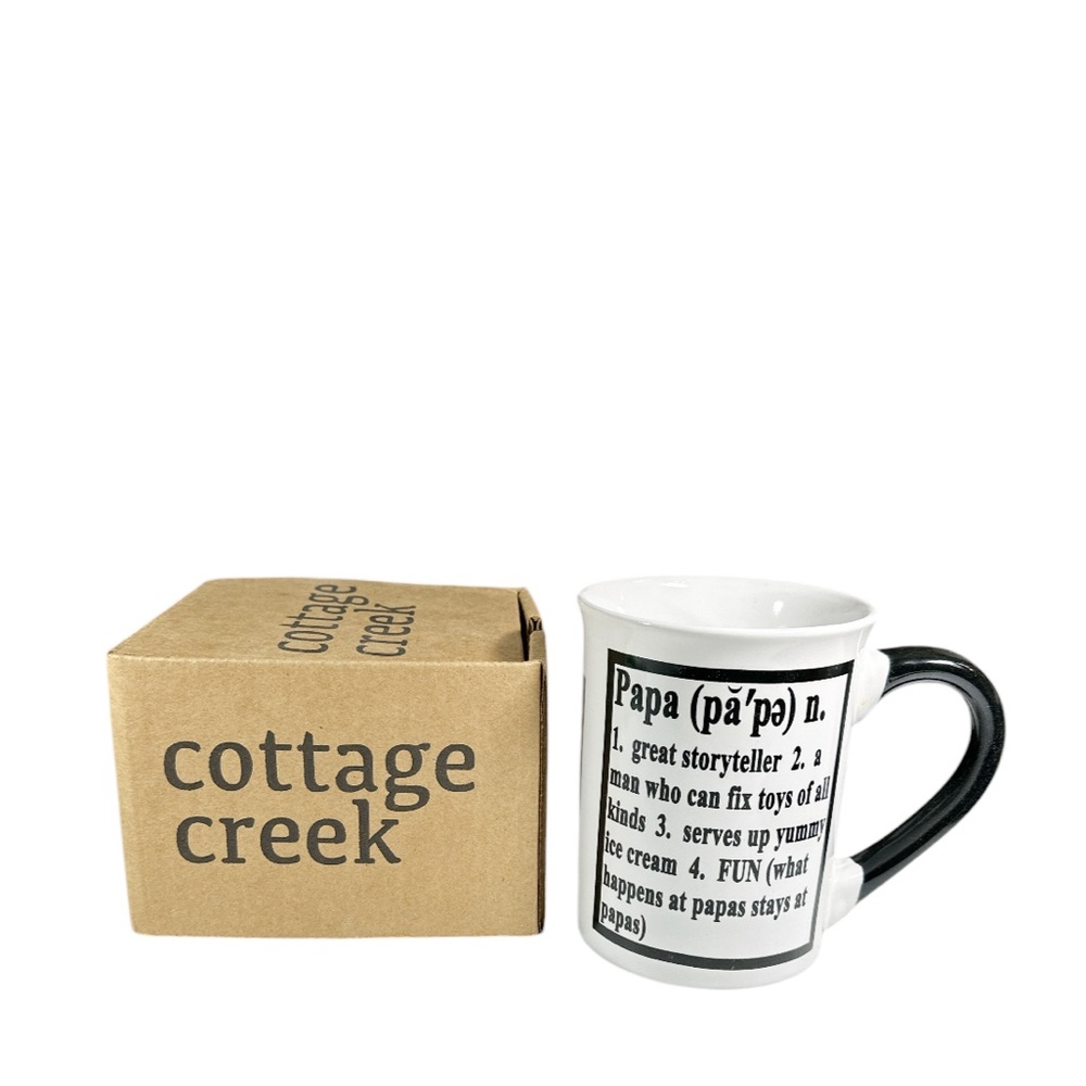 NEW Cottage Creek PAPA Double Sided Mug - 18 Ounce